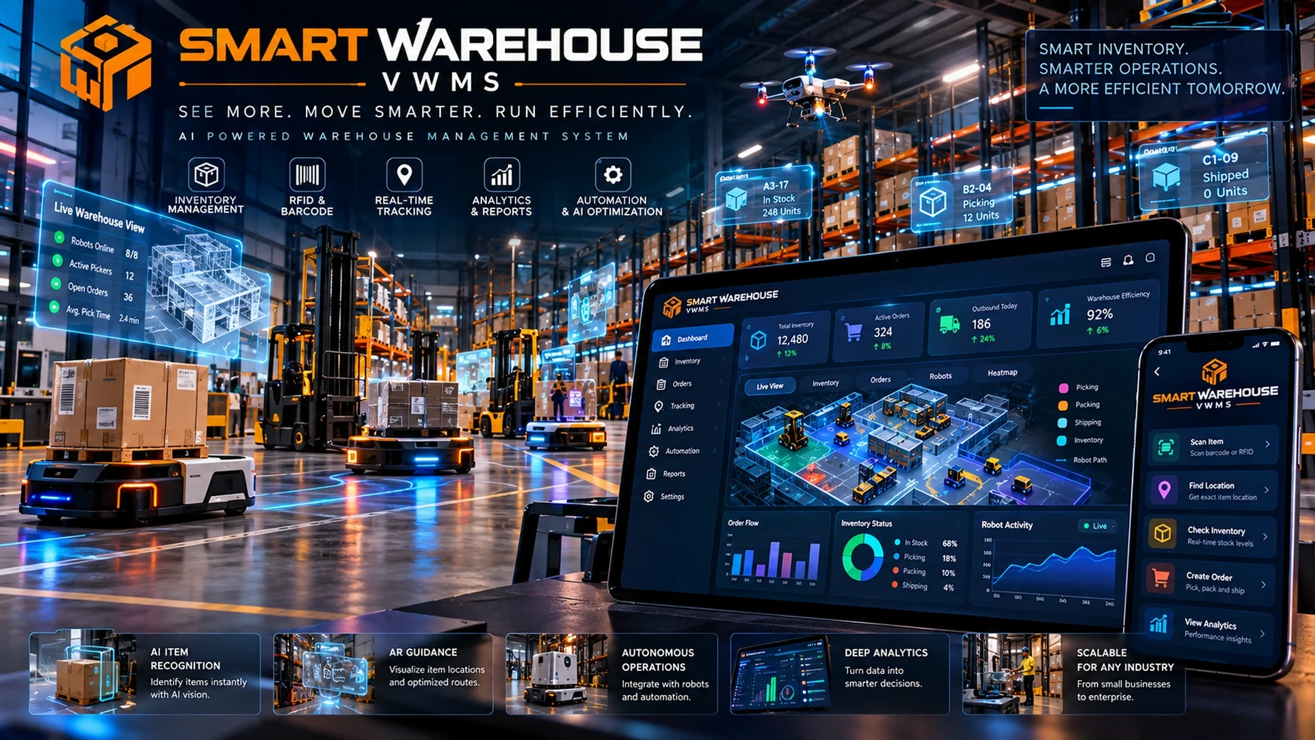 Smart Warehouse 3D warehouse visualization